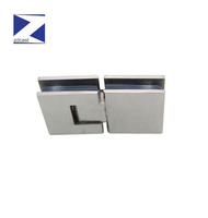 Chine Matériel de salle de bain raccord 180 degrés charnières en acier inoxydable douche porte en verre charnières hydrauliques pour verre à verre