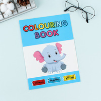 Gönderime Hazır Gökkuşağı Renkli Kitap Aktivite Kitapları Çocuklar İçin Çıkartmalı Çizim Kitapları Ofset Kağıt