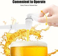 Distributeur de Boissons Créatif en Plastique pour Extérieur, Double Baril Multifonctionnel, Sac à Dos Distributeur de Bière 3L – Promotion Économique