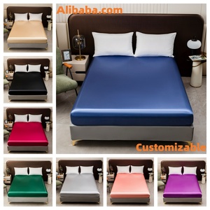 Nouvel Arrivage 2026 – Ensemble 3 Pièces Drap <span class=keywords><strong>Housse</strong></span> et Taies d'Oreiller en Satin – Lot de Literie Couleur Unie, Personnalisable - Product Image 6