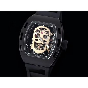 Unique Black Ceramic Skeleton Tourbillon Diver Men's <b>Automatic</b> Mechanical Watch Power Reserve 50 Bar Water Resistance Sports - Product Image 1