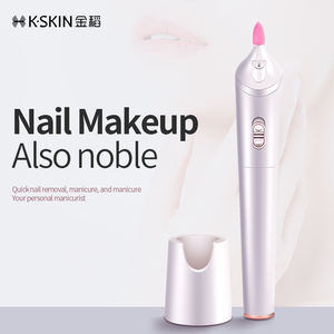 Kit de perceuse à ongles électrique portable professionnel, base de rangement en acier inoxydable, polisseuse à ongles rechargeable 5-en-1 fonctionnant sur batterie - Product Image 1