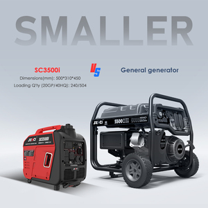 Senci Xăng im lặng Máy phát điện 3 KVA 3KW xách tay im lặng Máy phát điện biến tần 10KW 7KVA 3 pha AC đầu vào cắm trại Máy phát điện - Product Image 5