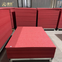 Panneaux muraux en feutre polyester haute densité Classe B1 Ignifuge Absorption acoustique Isolation thermique Matériaux acoustiques