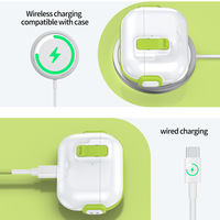 Étui Color-Block avec Béquille et Mousqueton pour AirPods Pro 2, 3, Pro et AirPods 3, 4, 5, Compatible Charge Sans Fil, 10 Couleurs, Vente en Gros