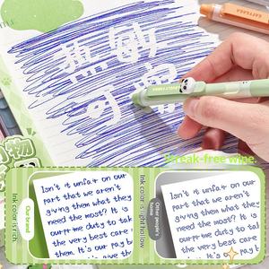 ปากกาเจลแบบดึงลงได้สำหรับนักเรียนชั้นประถมศึกษา ไส้เปลี่ยนได้ เขียนลื่น แห้งเร็ว ใช้ได้ทั้งที่สำนักงานและที่บ้าน - Product Image 4