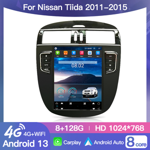 HFMidia 9.7inch Radio BT Vertical <b>Screen</b> Multimedia Video Head Unit For Nissan Tiida 2011-2015 Wireless CarPlay Auto <b>Players</b> - Product Image 2