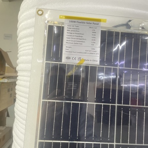Panneau solaire photovoltaïque semi-flexible transparent Sunfield 100W 19.8V Mono ETFE Hétéro-junction 20% d'efficacité - Product Image 3