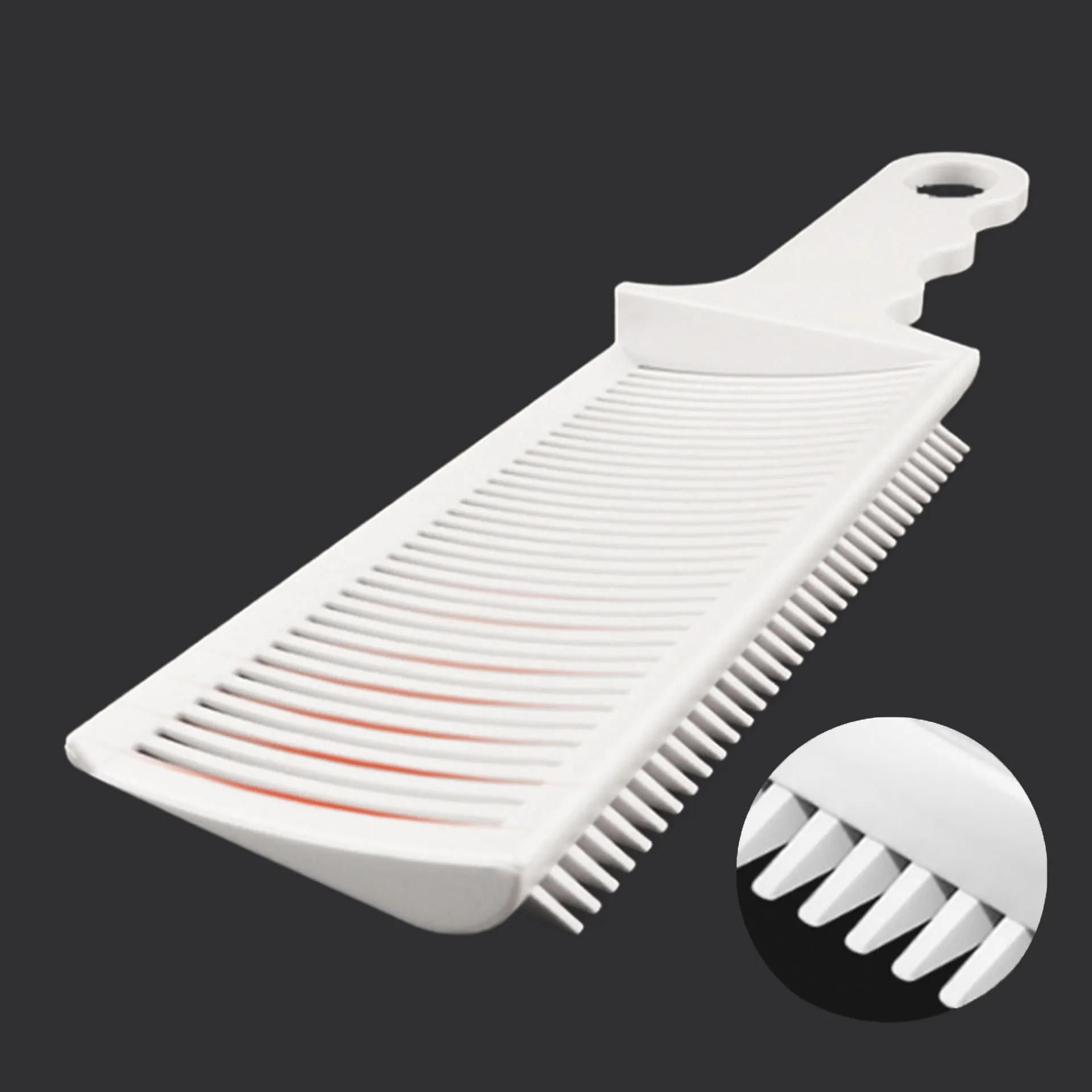 Logo personnalisé tondeuse de barbier coupe de cheveux peigne de décoloration professionnel Barberio facile à décolorer peigne à cheveux