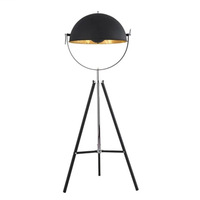 Lampe sur pied de style industriel rétro nordique moderne, design trépied américain, source lumineuse LED, corps en fer, E27 pour chambre à coucher, modèle de pièce