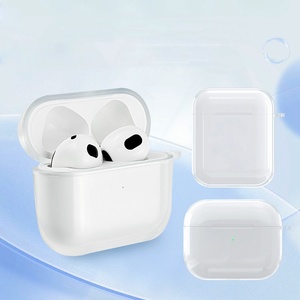 Giá thấp bán buôn Trong Suốt TPU PC trường hợp tai nghe cho AirPods 1 2 3 4 Pro Pro2 - Product Image 3