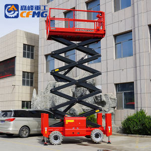 Tijera vertical autopropulsada operada por aire exterior todo terreno electrónica vehículo hombre ascensor <span class=keywords><strong>alquiler</strong></span> China - Product Image 6