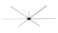 Ventilateur HVLS avec éclairage, ventilateur de plafond industriel de 24 pieds, kit d'éclairage LED pour entrepôt, atelier