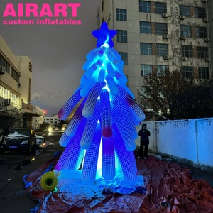 Hermoso Globo Inflable de Árbol de Navidad de 5 m de Altura para Decoración de Librerías, Discotecas y Fiestas Navideñas - Product Image 2