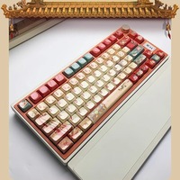Clavier de jeu mécanique personnalisé MT753 avec bouton rotatif, RGB, échange à chaud, sans fil, OEM/ODM, personnalisation du logo/design