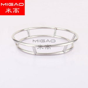 Estante para ollas de tubo redondo de acero inoxidable Migao, estante de almacenamiento de cocina multifunción engrosado para ollas de tamaño grande, mediano y pequeño - Product Image 5