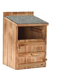 Nido de madera para búhos, colgante para exteriores, comedero, casa de pájaros de madera, caja de cría, nido para colibríes, nido para pájaros - Product Image 5