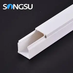 Supplier Electrical Uv Resistant Pvc Trunking Cable Management Gutter Raceway