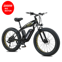 Sepeda Listrik Murah CE Ebike Ban Besar Fat Bike 1000w 48v E-Bike Aluminium Alloy Sepeda Gunung Listrik 26 Inch Beach Cruiser Fatbike