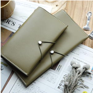 Cuaderno de reuniones de cuero PU, cuaderno de viaje para bocetos B5, funda protectora de cuero, cubierta de libro de cuero rígido simple. - Product Image 4
