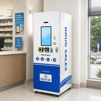 Distributeur automatique de médicaments 24h/24 avec écran tactile, en libre-service, vertical, pour la distribution de médicaments