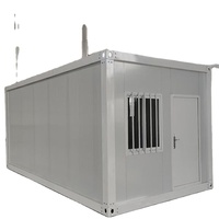 Conteneur d'entrée de supermarché préfabriqué en acier pour extérieur, abri de jardin, pour centre commercial, hôtel, avec panneaux sandwich démontables