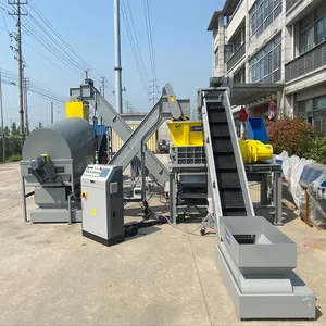 Europe Design used oil filter shredding and washing machine for waste oil filter recycling plant