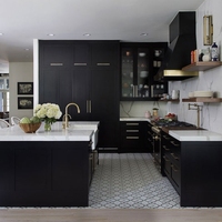 Armoires de cuisine modernes simples et multifonctionnelles Armoires sur mesure avec îlot Meubles de cuisine Armoire Ensemble complet