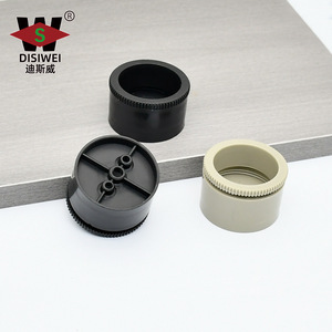 Pieds de meuble réglables Yuan Siwei en plastique noir et blanc télescopiques pour bureau, chaise, meuble TV - Product Image 3