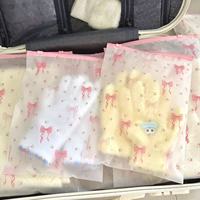 Sacs à fermeture éclair en plastique mat lavables, réutilisables et durables pour l'importation, le rangement domestique et l'organisation des vêtements