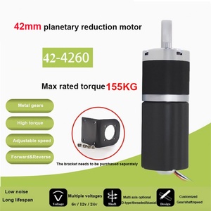 Motor sin Escobillas con Engranaje Planetario de 42 mm, 12v/24v, Velocidad Ajustable, 155 kg de Alto Torque, Motor de Imán Permanente - Product Image 2