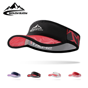 Topi Visor 72 Jam Custom Logo Anti Keringat untuk Olahraga Luar Ruangan, Pantai, Lari, Golf, untuk Wanita & Pria, Kontras Warna, Dapat Disesuaikan - Product Image 6