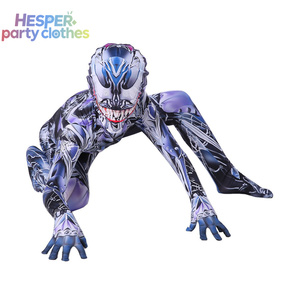 HESPER Disfraz de Spiderman para Niños, Mono Ajustado de Iron Father Son, para Fiesta de Cumpleaños, Halloween, Cosplay de Spiderman Negro - Product Image 1