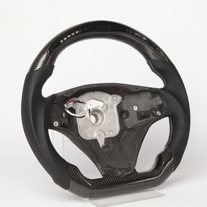 Volante Deportivo de Fibra de Carbono Real con LED de Velocidad RPM de Color Personalizado para <span class=keywords><strong>BMW</strong></span> <span class=keywords><strong>320i</strong></span> 335i E90 E91 E92 E93 M3 Serie 3 3 Coupé Sedán - Product Image 2