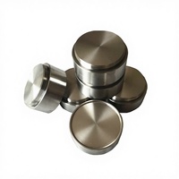 Bloc Cible en Alliage Titane-Aluminium Proportions 50:50/80:20/70:30 Teneur en Ti 99,9% Technique de Forage, Pressage, Découpe et Revêtement