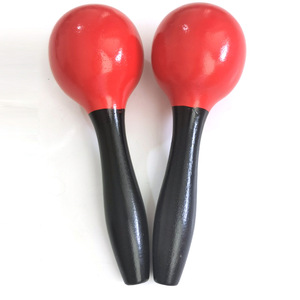 Wholesale Orff Percussion <b>Instrument</b> Wooden Maracas Children Rhythm <b>Musical</b> <b>Instrument</b> Rattles Toy for Kids Entertainment - Product Image 4