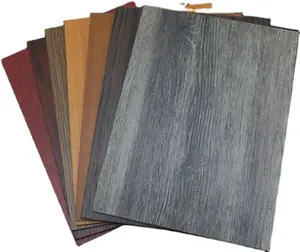 Gloss Flim Aluminum Film Laminated Panel Witn Wood Pattern Panel For Inteior Decor Panel Plastic