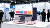 Boîtier de divertissement portable 27 pouces, Hub multimédia Android 14 avec écran tactile, haut-parleurs doubles 45W, Wi-Fi et Bluetooth