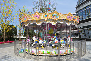 Manège pour bébés, enfants et adultes, manège extérieur pour enfants, carrousel à chevaux à vendre - Product Image 2