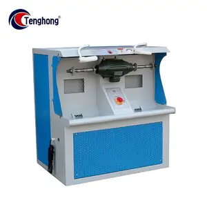 Tenghong TH-317A Dust Collector Attached Dual Headed Inorganic Polishing for shoes making Machine