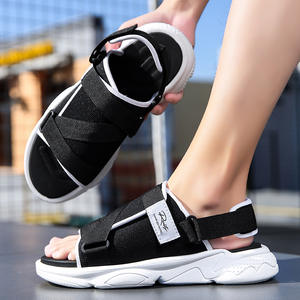 บรีสสเต็ปรองเท้าแตะผู้ชายฤดูร้อนใหม่รองเท้าแตะลำลอง PVC รองเท้าแตะพื้นหนาแฟชั่นอินเทรนด์กีฬากลางแจ้งชายหาด - Product Image 3