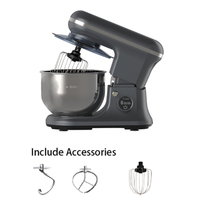 Mélangeur de cuisine 1200W mélangeur de pâte à crème oeuf gâteau 6 vitesses mélangeur de pâte alimentaire mélangeur sur socle automatique