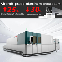 Machine de découpe laser fibre CNC à couvercle intégral 1500W-6000W 3000x1500MM à haute efficacité de dépoussiérage pour le métal AI