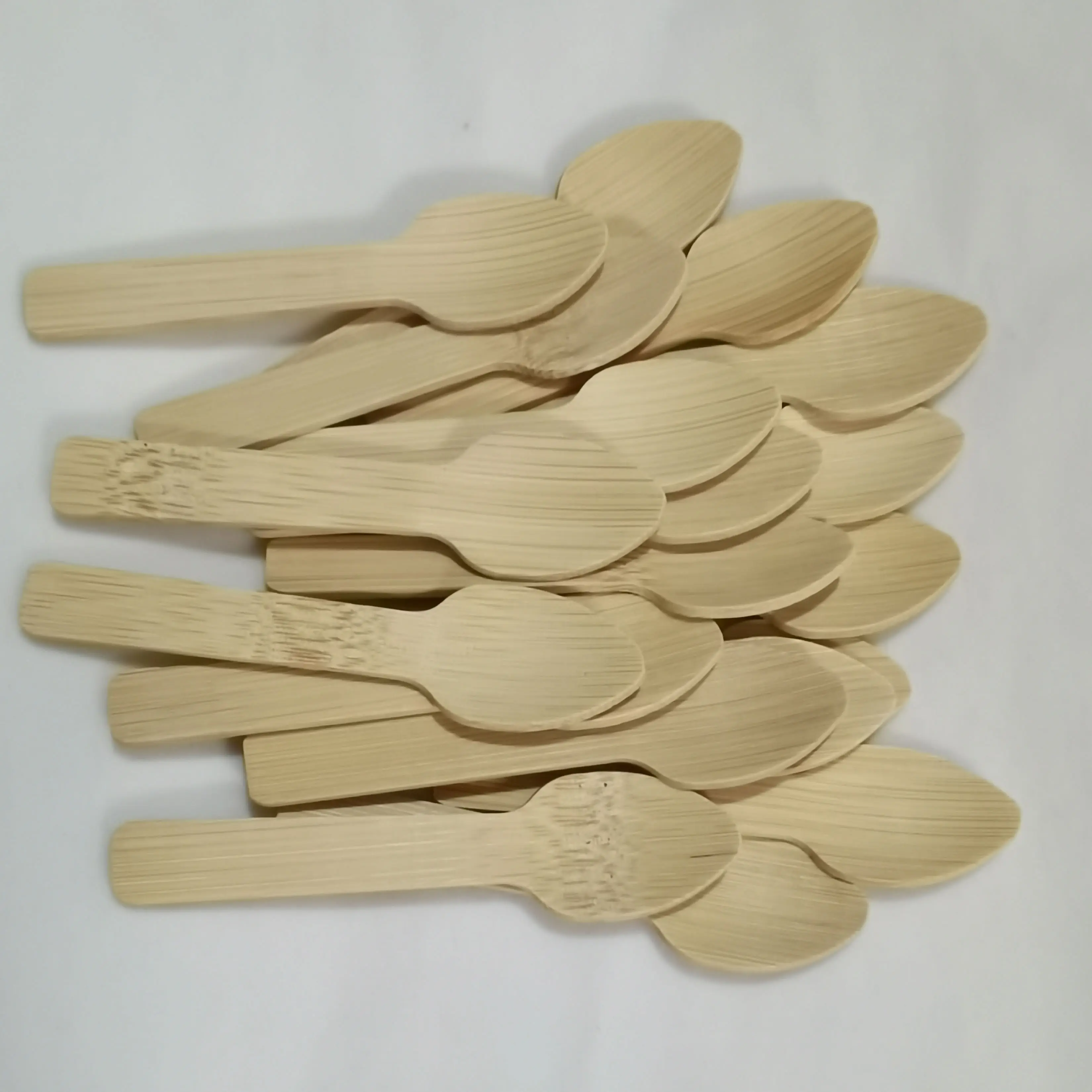 Chinese eco friendly bamboo fork spoon knife biodegradable disposable bamboo cutlery 170mm