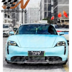 Nouveau style de lèvre de pare-chocs avant en fibre de carbone pour <span class=keywords><strong>Porsche</strong></span> <span class=keywords><strong>Taycan</strong></span> 9J1 Sedan <span class=keywords><strong>Cross</strong></span> Turismo RWD 4S GTS Turbo Turbo S 2020-2024 - Product Image 6