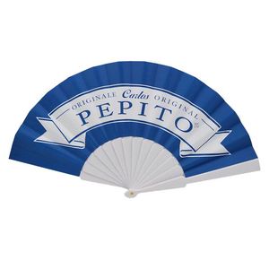 Ventilador de Mano Plegable de Plástico Grande de 23 cm con Logotipo Personalizado para Recuerdo de Boda, Estilo Amoroso Ecológico - Product Image 2
