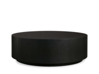Table basse moderne pour salon, meubles en bois de chêne fabriqués à la main, table basse ronde de luxe