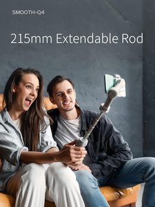 Estabilizador de 3 Ejes <span class=keywords><strong>Smooth</strong></span> Q4 para Teléfono Inteligente, con Barra de Extensión Integrada, Plegable y Portátil para TikTok y YouTube, Diseño Compacto - Product Image 6
