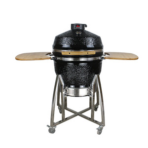 เตาเซรามิกขนาด 22 นิ้ว สำหรับปิ้งย่างบาร์บีคิวกลางแจ้ง รมควัน และงานสังสรรค์ในครอบครัว - Product Image 2