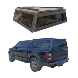 Cubierta Rígida para Camioneta Ford Ranger de Uso Pesado, Rieles de Techo, Ventanas Abatibles de 3 Lados, Cabina Doble, 4x4, Camioneta Todoterreno con Cierre - Product Image 1